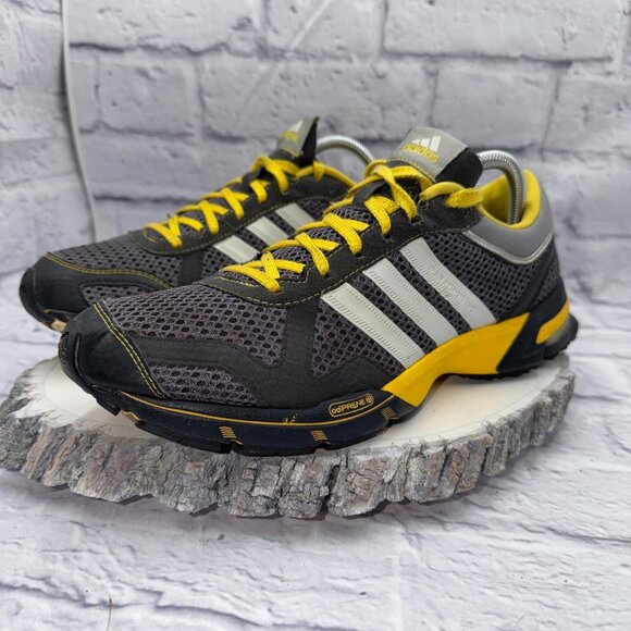 adidas Shoes - Adidas Marathon 10 adiPRENE Women's Size 10.5 Running Shoes Gray Yellow Sneakers